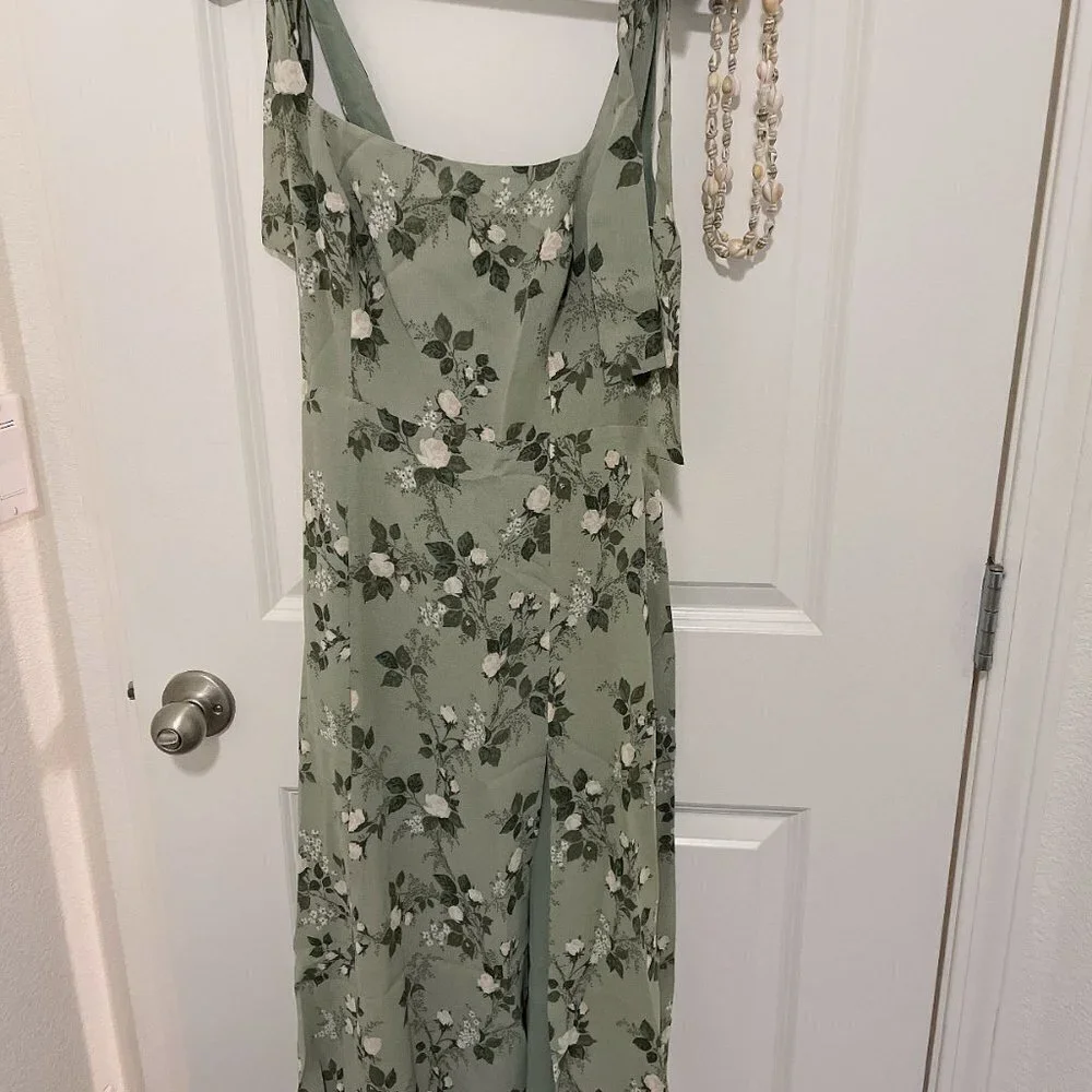 NWOT Reformation Twilight Dress Verde - Picture 2 of 4